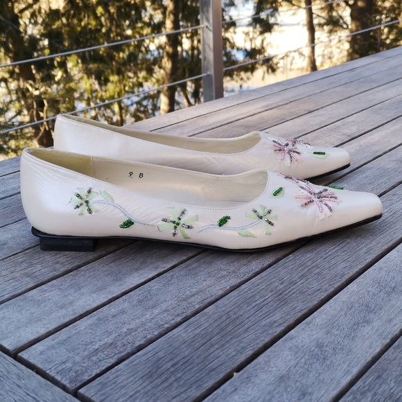 Ramon Tenza flowered low-heeled pumps - Picture 14 of 16